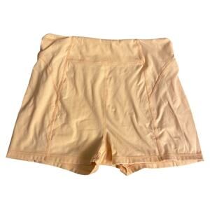 Pacsun Activewear Yellow Booty Shorts